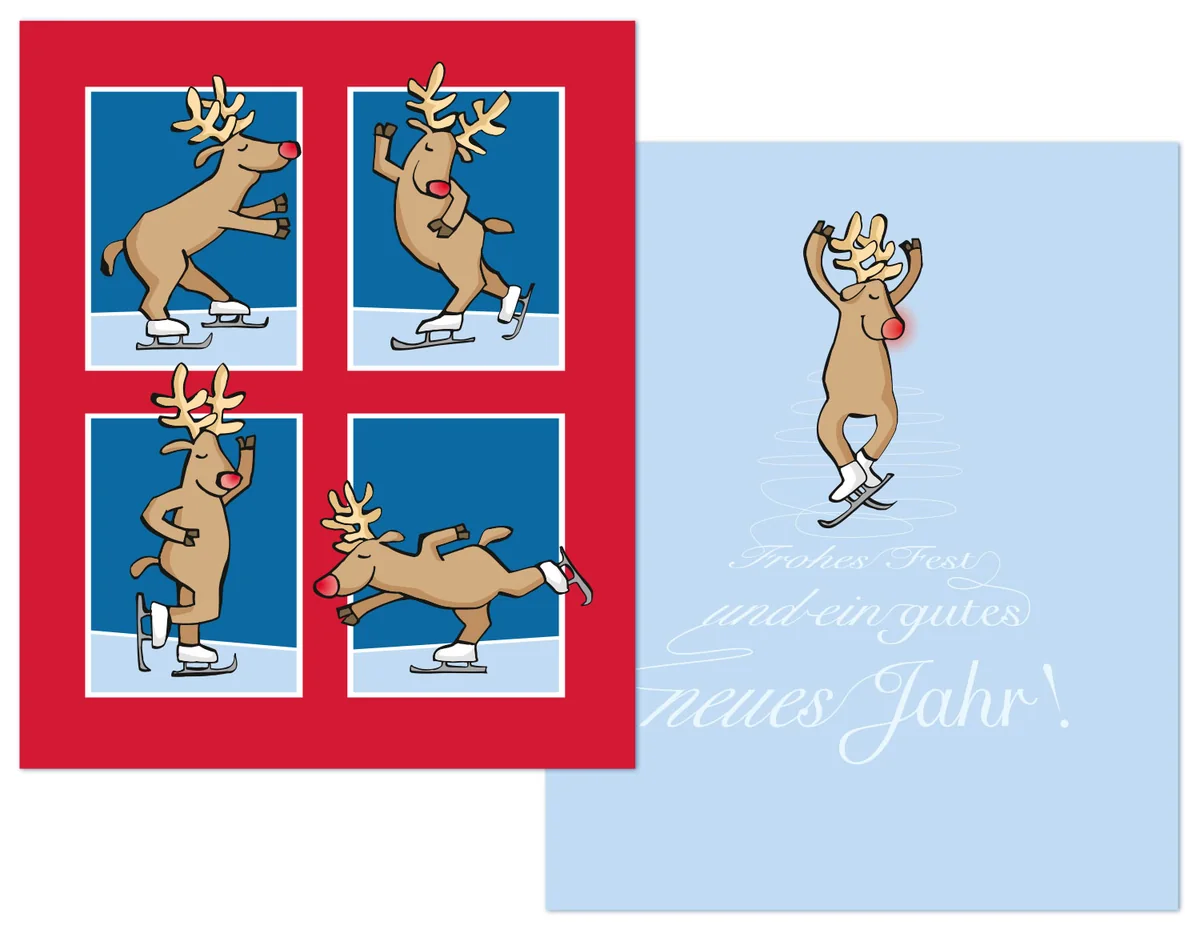 Illustration von Jenne Baule-Prinz: Weihnachtskarten, Peter Arndt Werbeagentur (Bild 1 von 2)