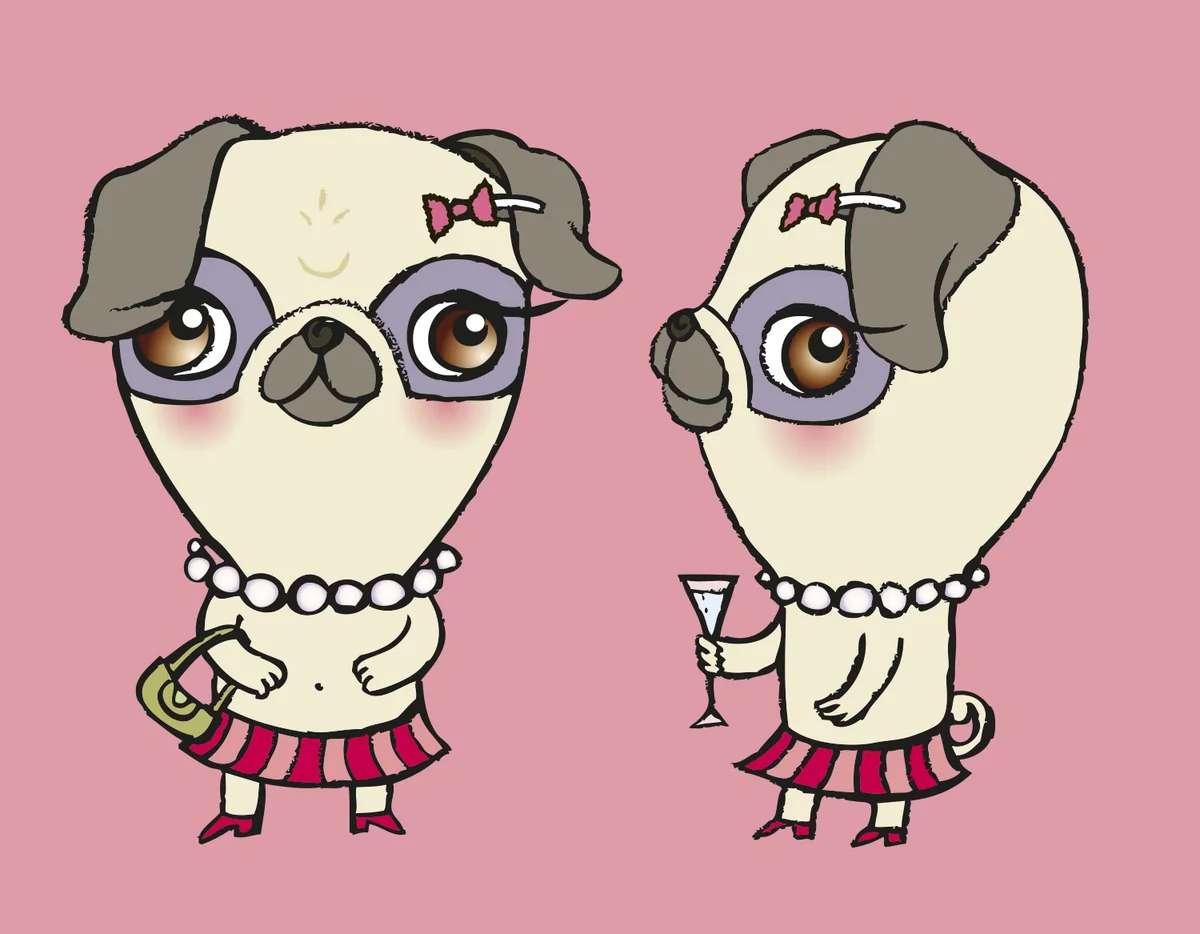 Illustration von Jenne Baule-Prinz: Ella, Character Design