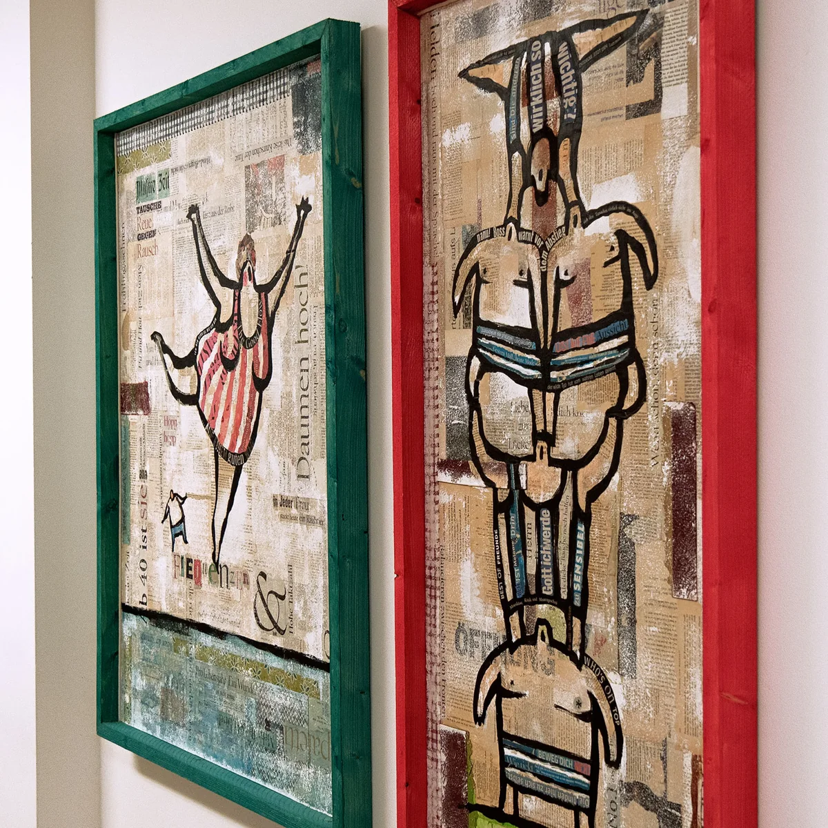 Illustration von Jenne Baule-Prinz: Eindrücke, Ausstellung (Bild 2 von 4)