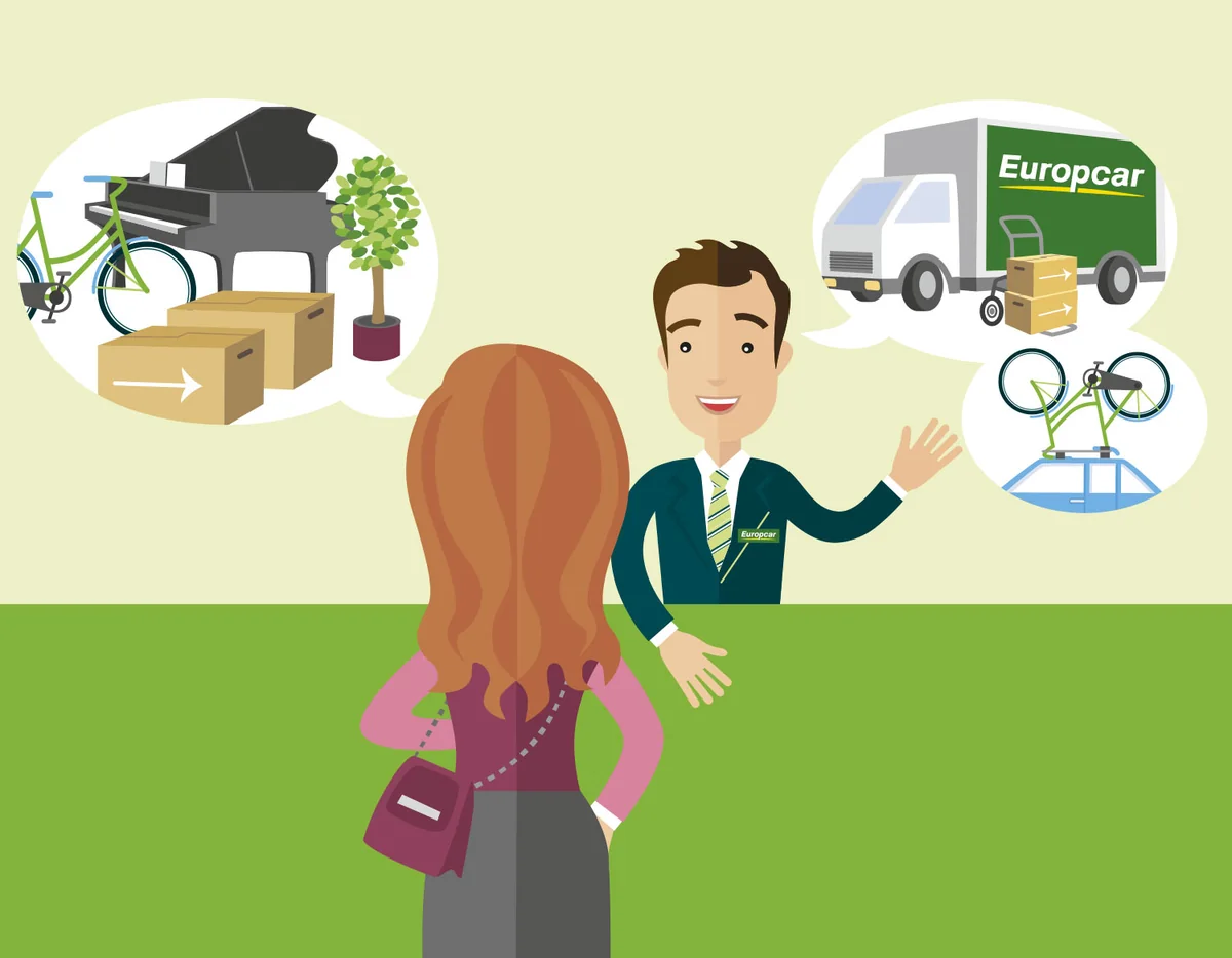 Illustration von Jenne Baule-Prinz: Europcar Booklet für Herr Lorbas GmbH (Bild 2 von 2)