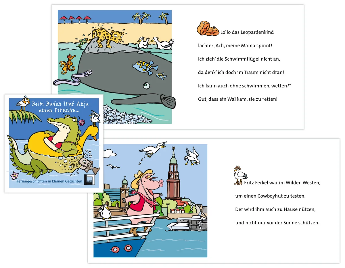 Illustration von Jenne Baule-Prinz: Give-away Reimbuch, Dr. Loges (Bild 1 von 3)
