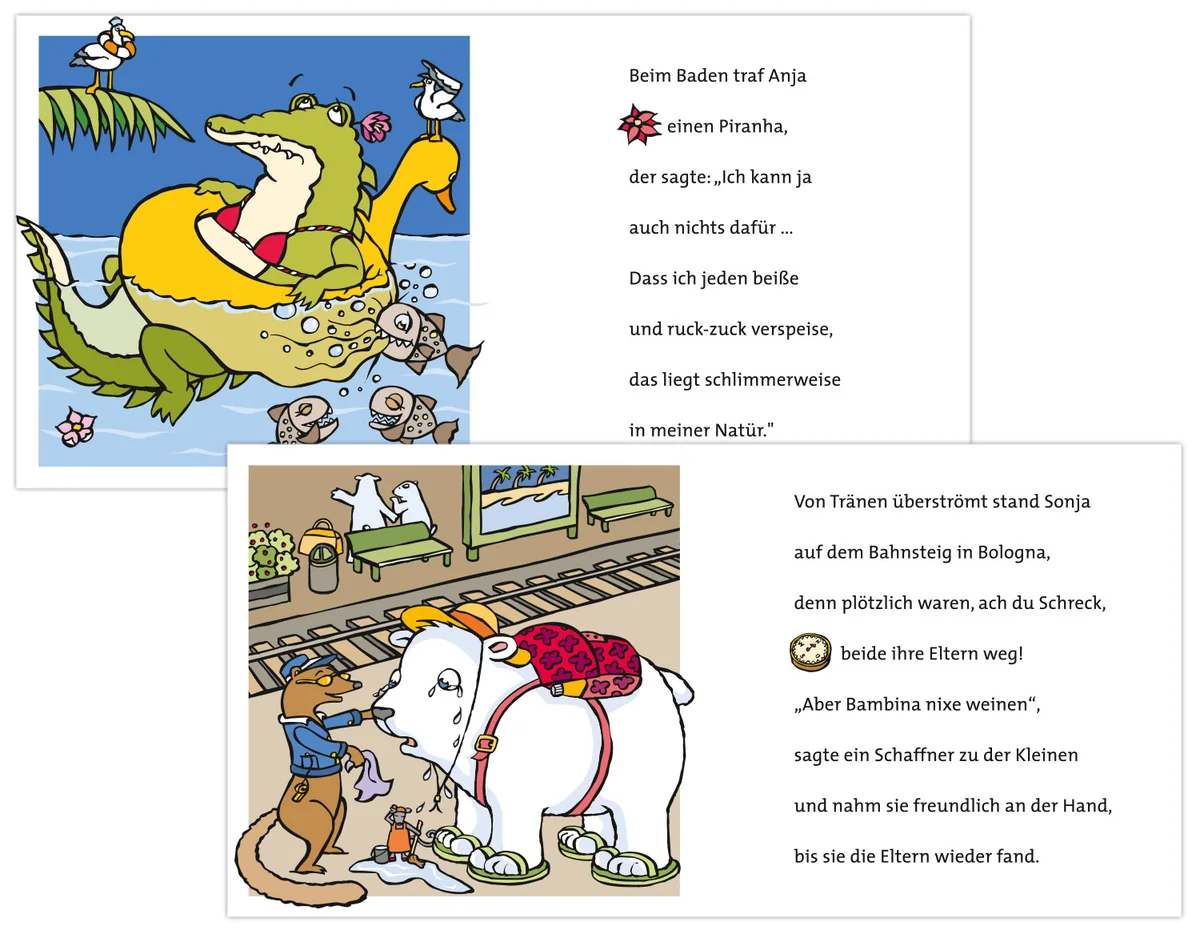Illustration von Jenne Baule-Prinz: Give-away Reimbuch, Dr. Loges (Bild 2 von 3)