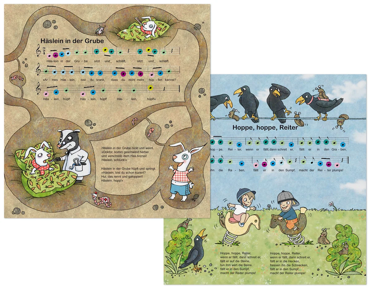 Illustration von Jenne Baule-Prinz: Mein erstes Klavierbuch, Arena Verlag (Bild 1 von 2)