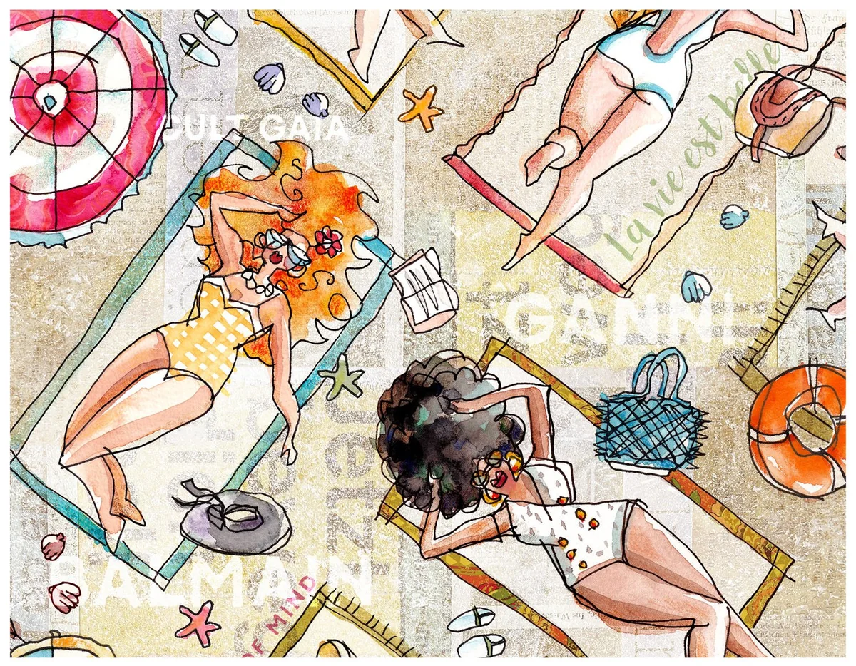 Illustration von Jenne Baule-Prinz: Illustrationen für Nargis Modemagazin (Bild 1 von 2)
